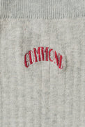 Edmmond Studios Grey Melange Edmmond Core Logo Socks 