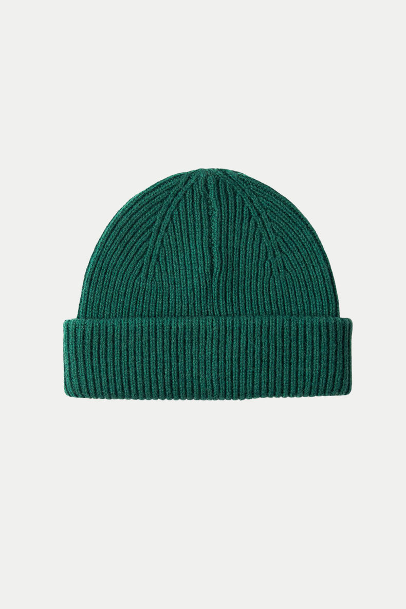 Dark Green Mason Merino Wool Beanie