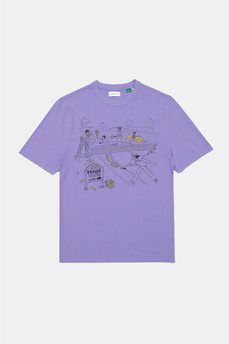 Light Purple Tennis Courts T-Shirt