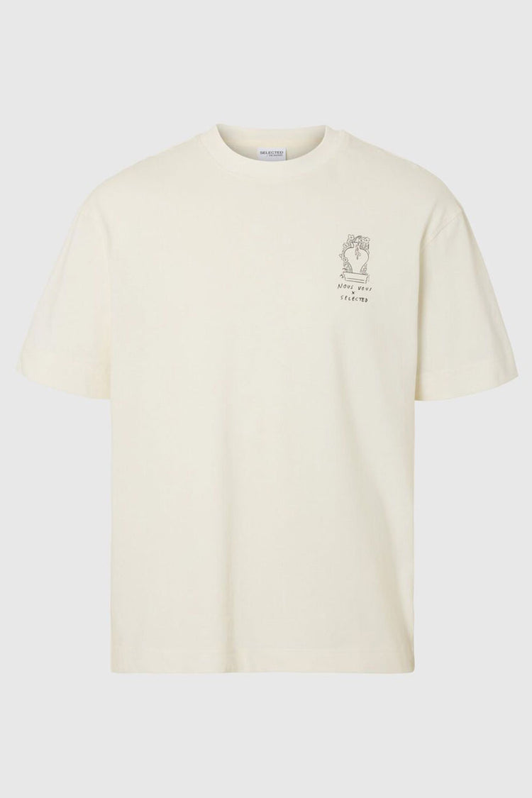 Egret Nic Relaxed Printed T-Shirt