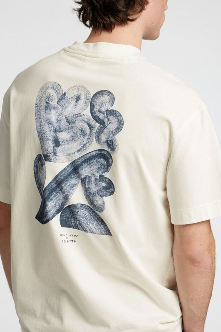 Cloud Dancer Will Relaxed Printed T-Shirt