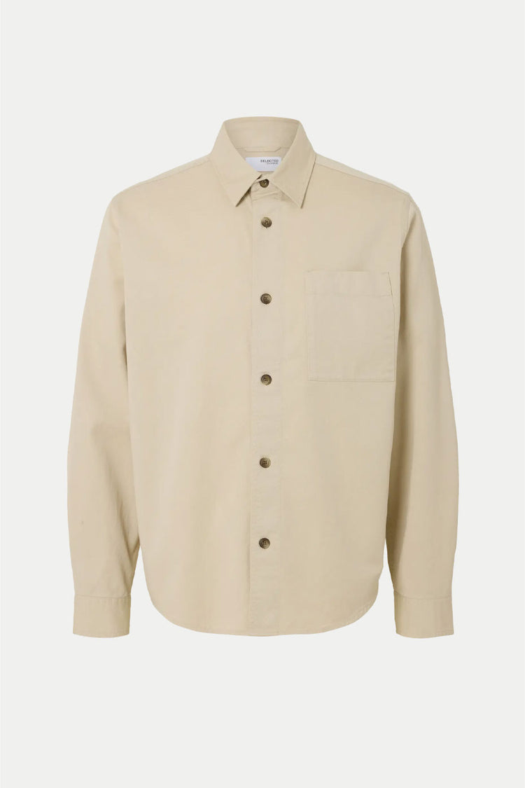 Oatmeal Ace Thais Overshirt