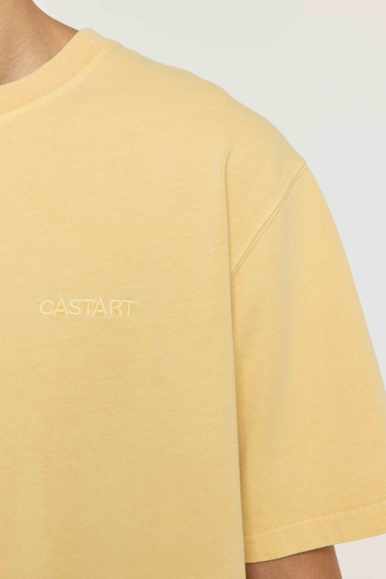 Light Yellow Stone Wash T-Shirt