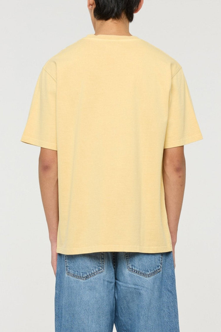 Light Yellow Stone Wash T-Shirt