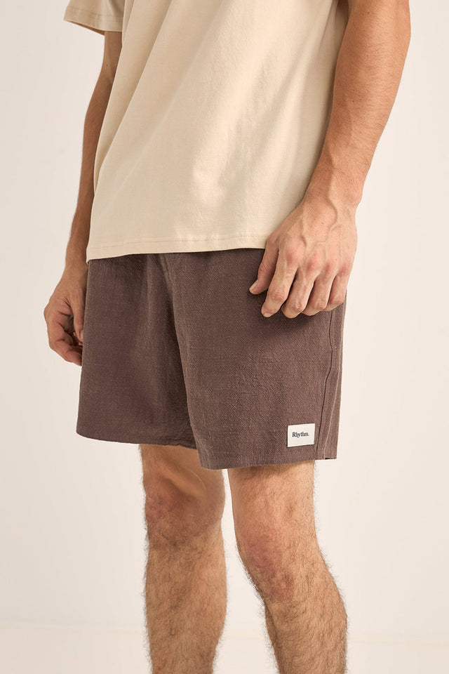 Silt Textured Linen Jam Shorts