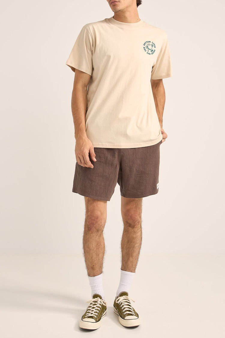 Silt Textured Linen Jam Shorts