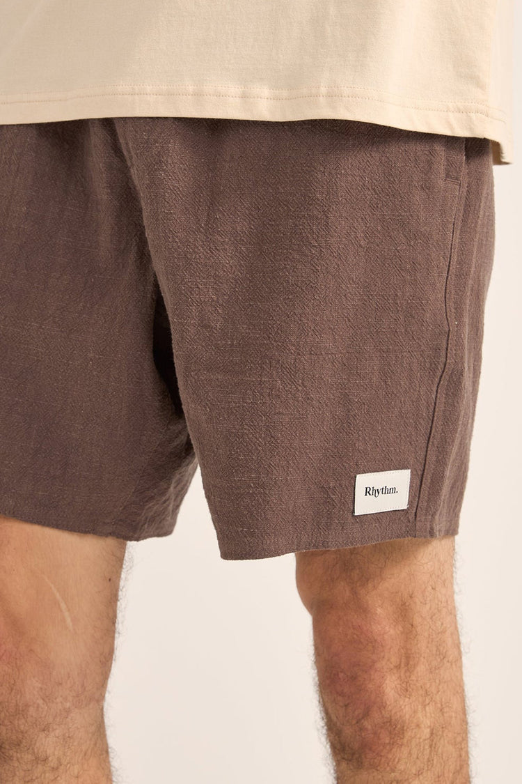 Silt Textured Linen Jam Shorts