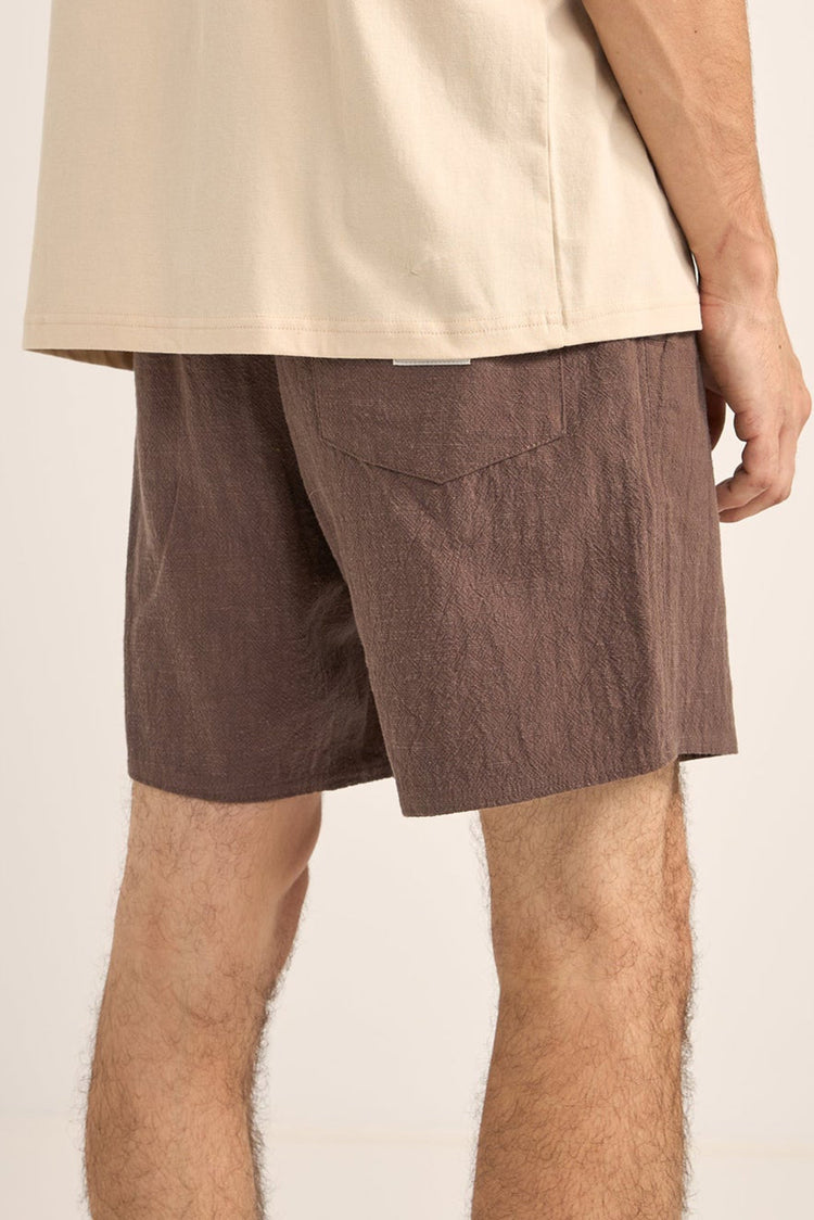 Silt Textured Linen Jam Shorts