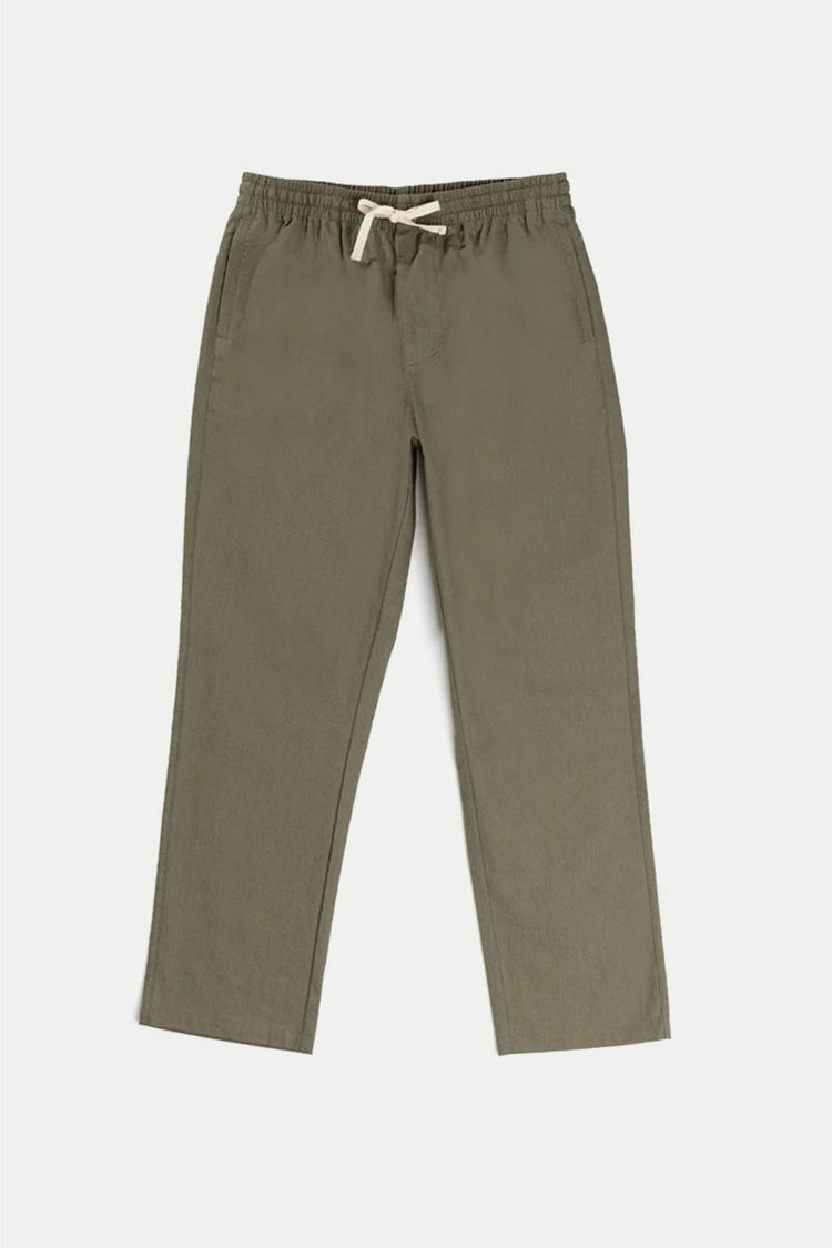 Olive Linen Jam Pants