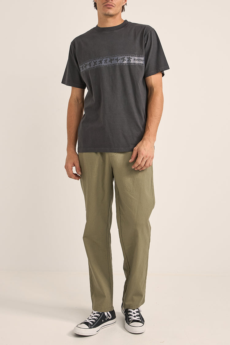 Olive Linen Jam Pants