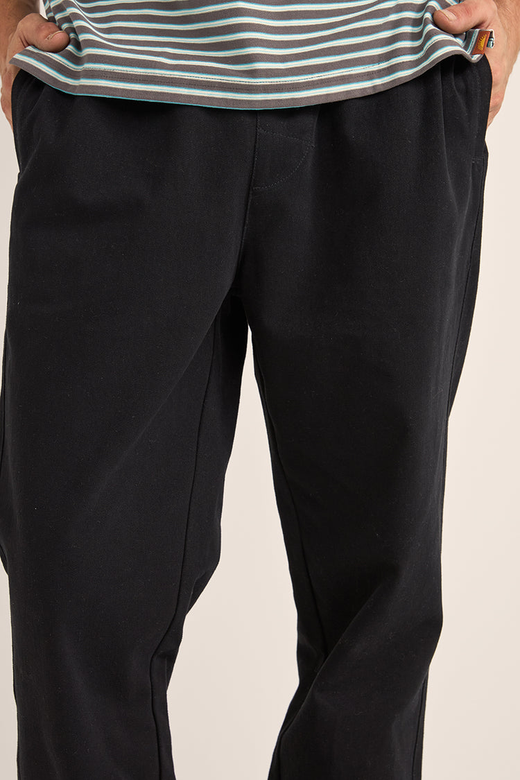 Black Brushed Jam Pants