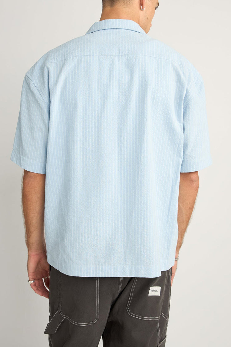 Blue Relaxed Check Shirt