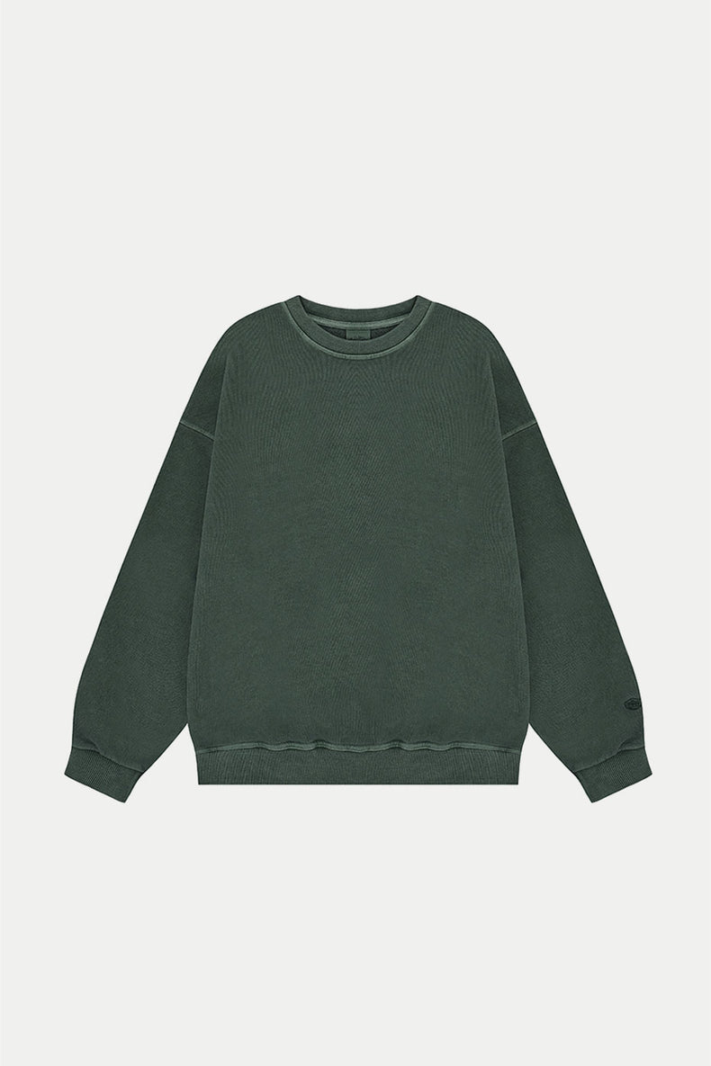 Deep Green Pigment Sweatshirt