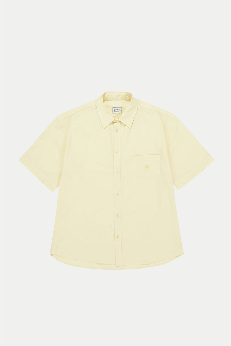 Vanilla Relaxed Seersucker Shirt