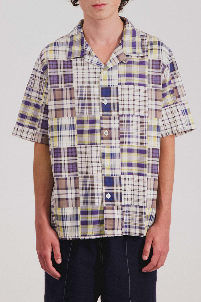 Blue Madras Mix Cocktail D'Amore Shirt