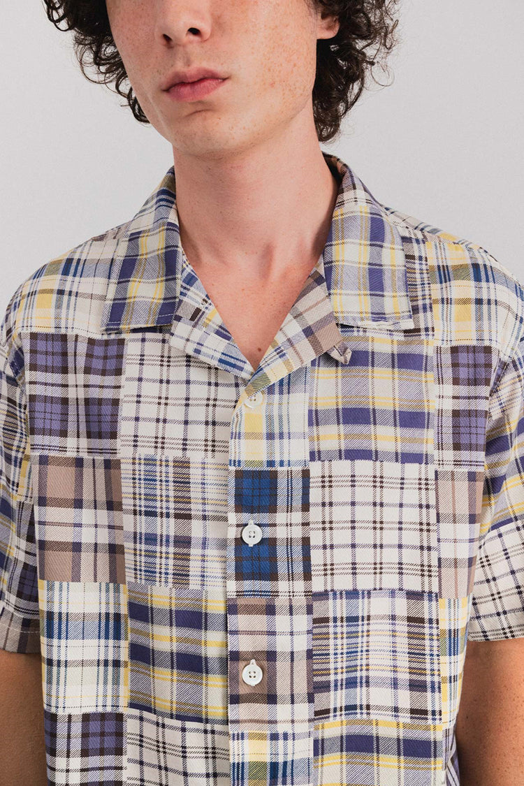 Blue Madras Mix Cocktail D'Amore Shirt