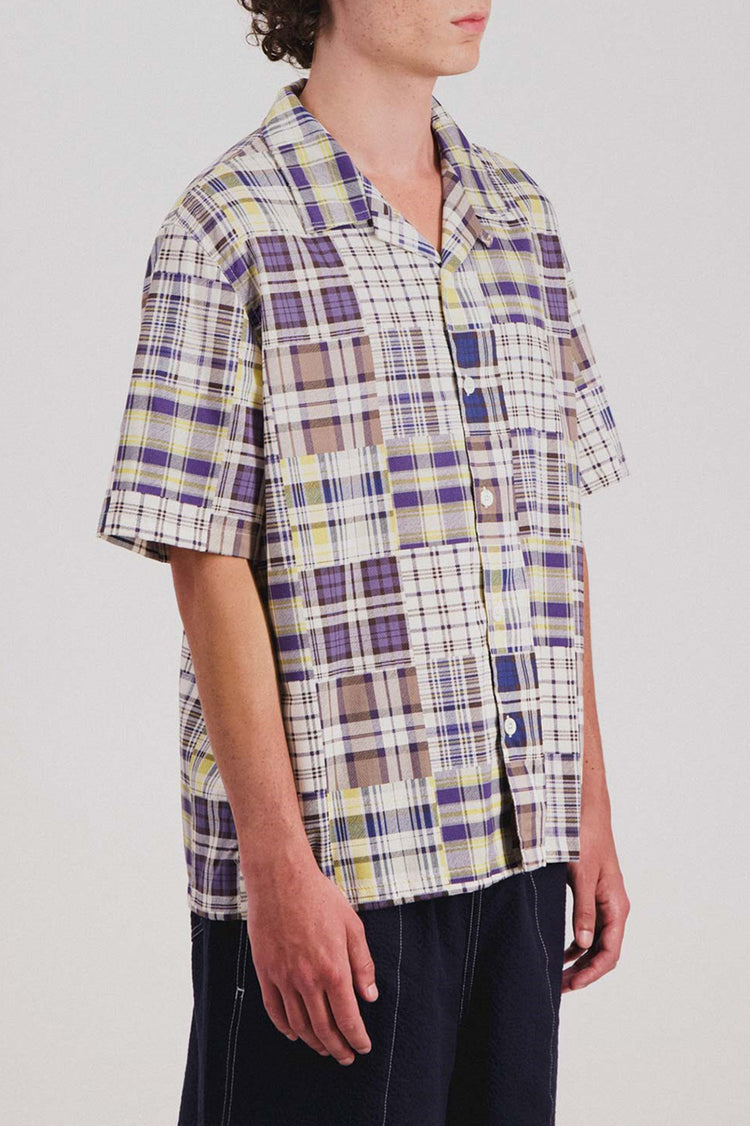 Blue Madras Mix Cocktail D'Amore Shirt