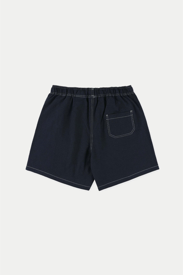 Navy Magic Seersucker Shorts