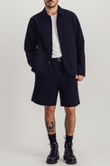 Parages Navy Squire Seersucker Jacket 