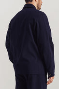 Parages Navy Squire Seersucker Jacket 
