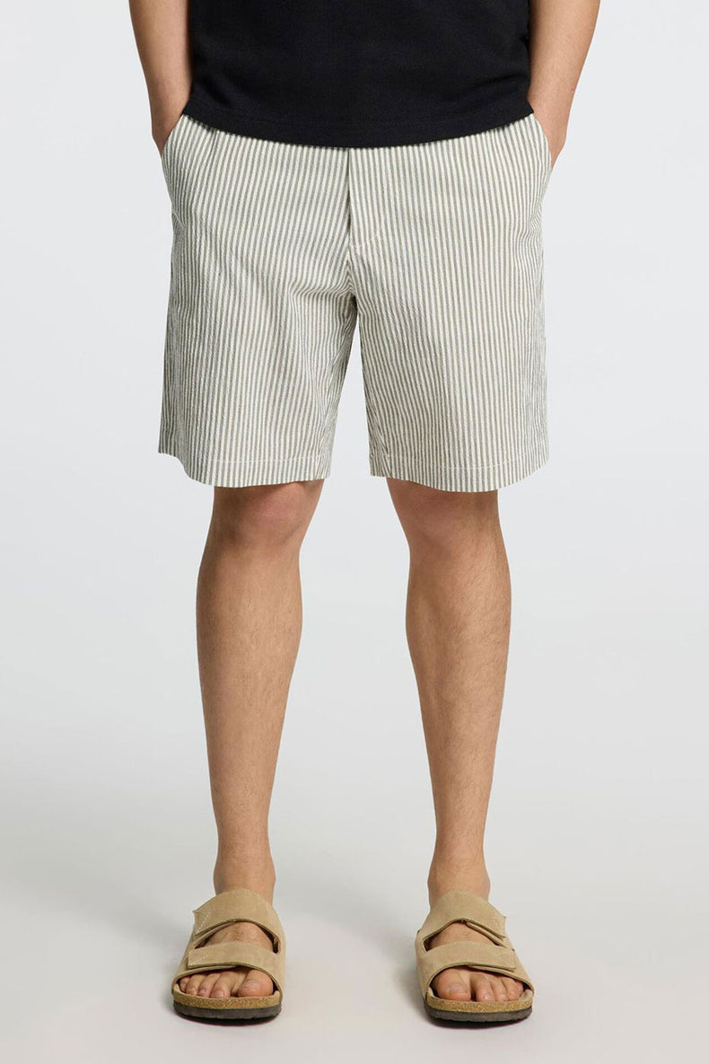 Selected Homme Kalamata Stripes Karl Seersucker Shorts 