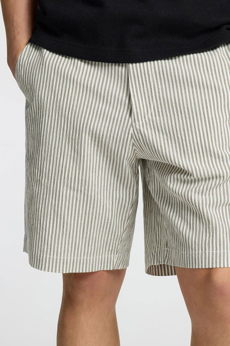 Selected Homme Kalamata Stripes Karl Seersucker Shorts 