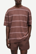 Samsøe Samsøe French Roast Twin Stripe Sahakeem T-Shirt 