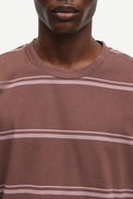 Samsøe Samsøe French Roast Twin Stripe Sahakeem T-Shirt 