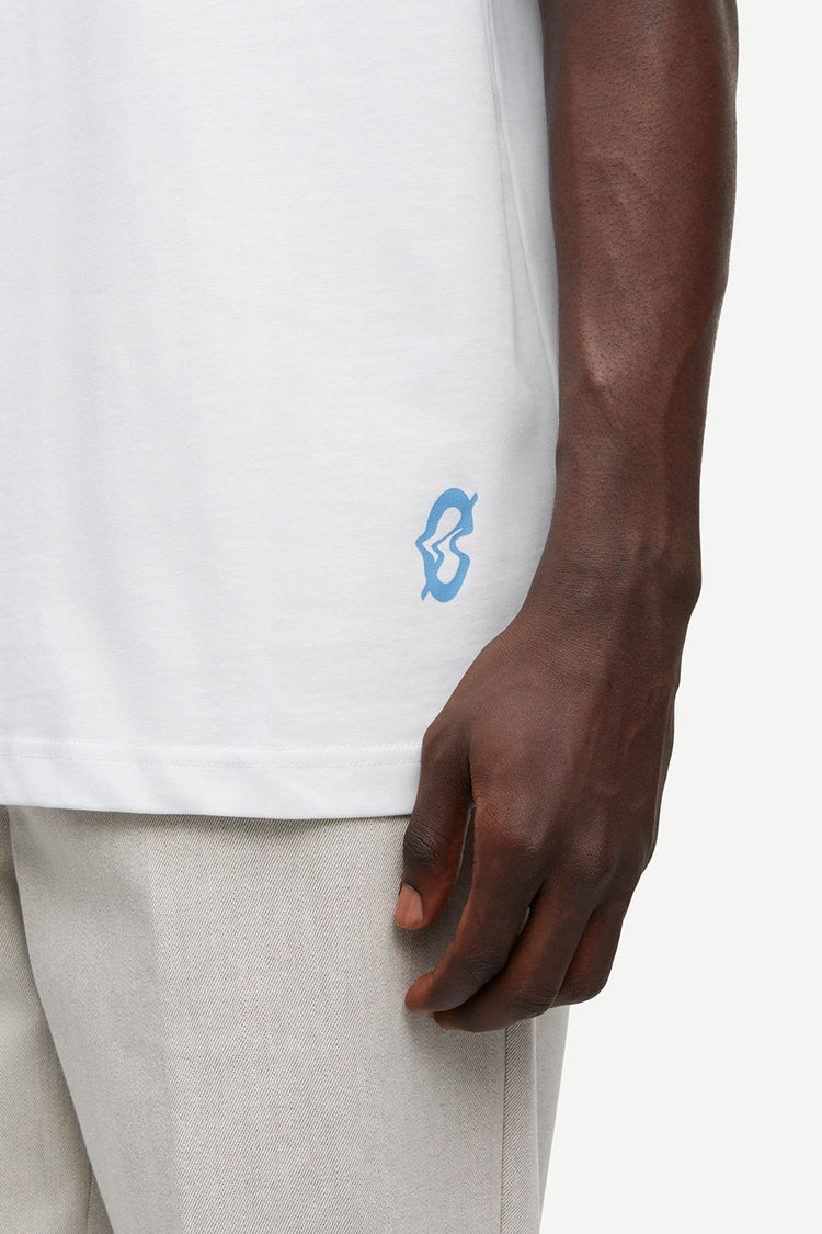 Samsøe Samsøe Swirl Blue Jasper Saswirl T-Shirt 