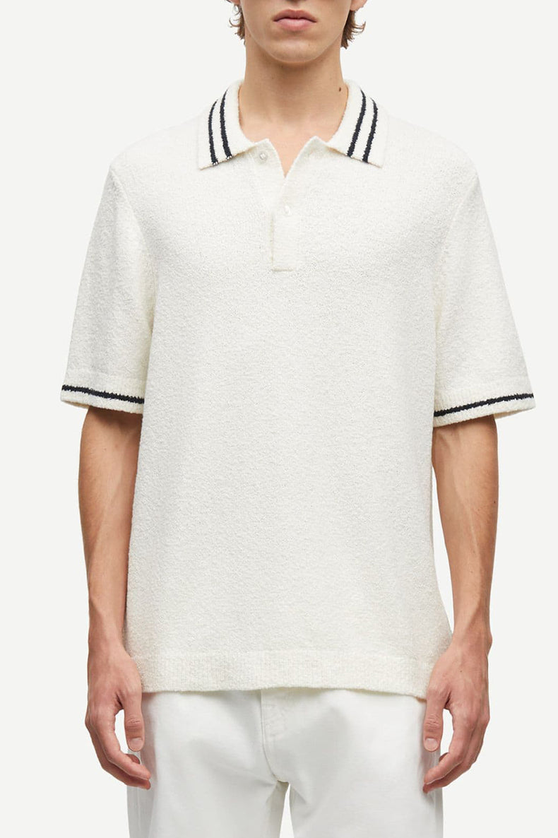 Samsøe Samsøe Clear Cream Sapedro Polo Shirt 