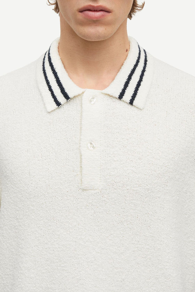 Samsøe Samsøe Clear Cream Sapedro Polo Shirt 