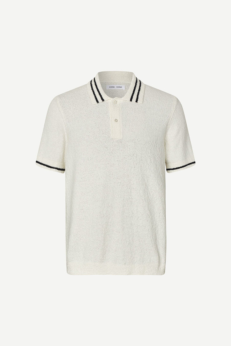 Samsøe Samsøe Clear Cream Sapedro Polo Shirt 