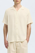 Selected Homme Egret Regular Noa Resort Shirt 
