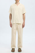 Selected Homme Egret Regular Noa Resort Shirt 