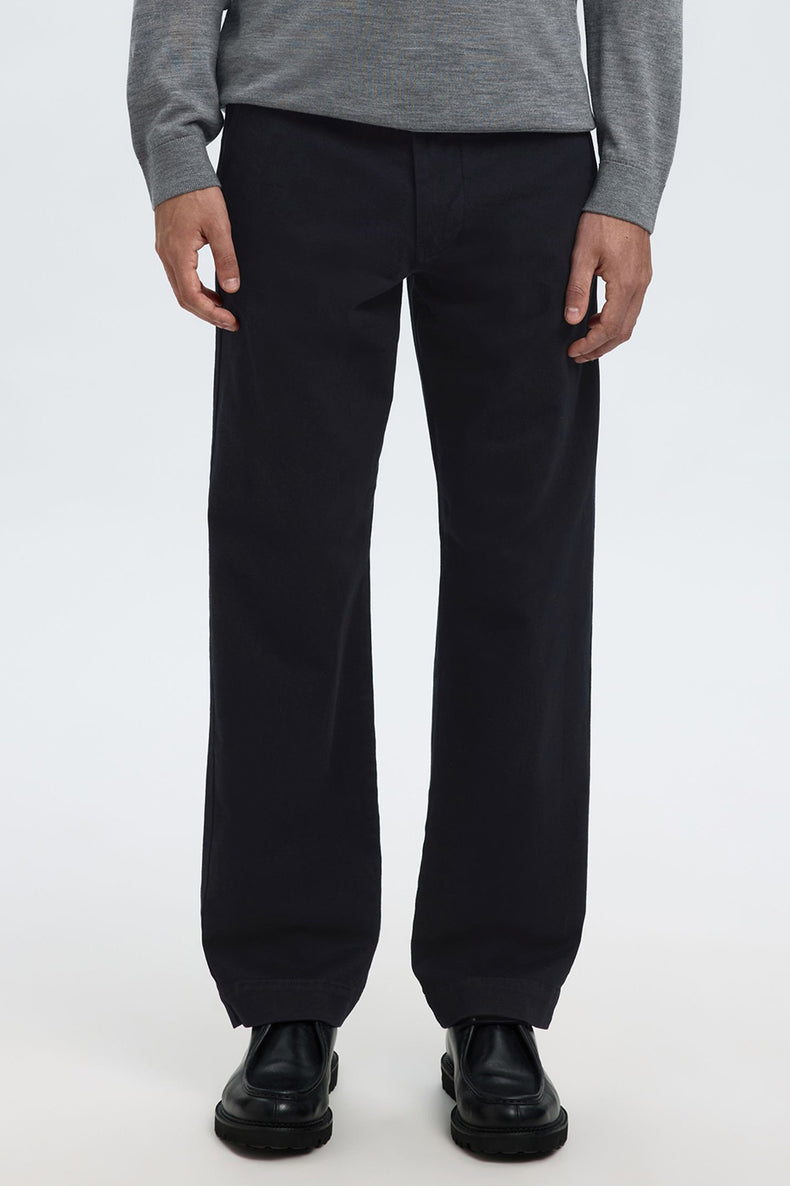 Selected Homme Dark Navy Regular Harry Twill Trousers 