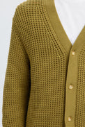 Selected Homme Dried Herb Dereck Knit Relaxed Cardigan 