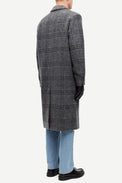 Samsøe Samsøe Grey Check Satesfa Coat 