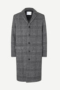 Samsøe Samsøe Grey Check Satesfa Coat 