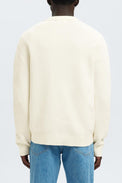 Selected Egret Dane Structured Knit Polo Shirt 