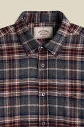 Portuguese Flannel Grey Multi Augusta Shirt 