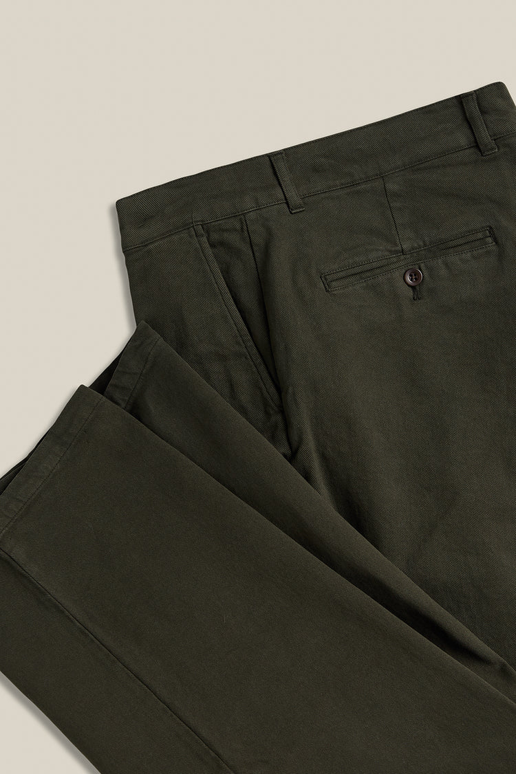Portuguese Flannel Olive Labura Trousers 