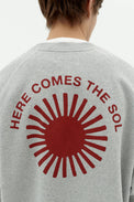 Thinking Mu Grey Sol Retro Pepe Sweatshirt 