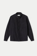 About Companions Melange Black Eco Flannel Simon Shirt 