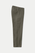 About Companions Dark Khaki Eco Moleskin Waban Trousers 