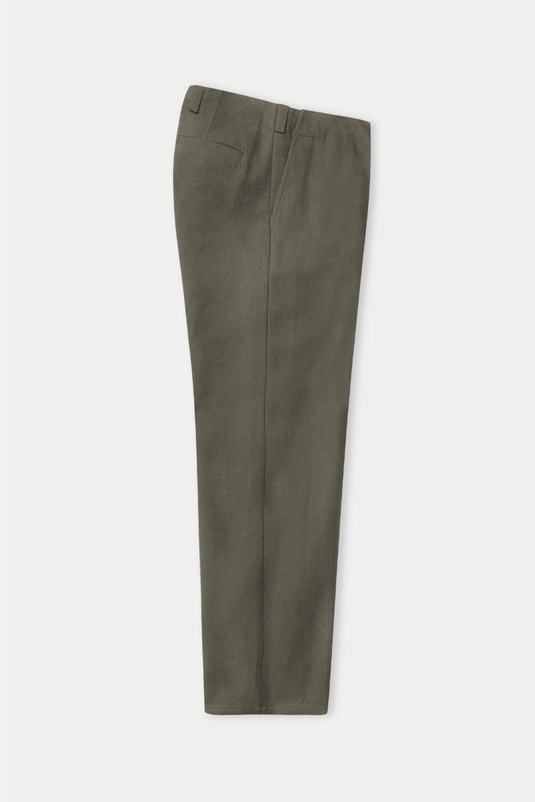 About Companions Dark Khaki Eco Moleskin Waban Trousers 