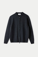 About Companions Melange Black Merino Paul Cardigan 