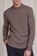 About Companions Melange Taupe Merino Morten Jumper 