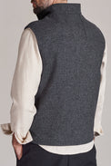 About Companions Anthracite Lambswool Wendel Vest 