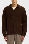 Selected Demitasse Loyd Knit Buckle Polo Cardigan 