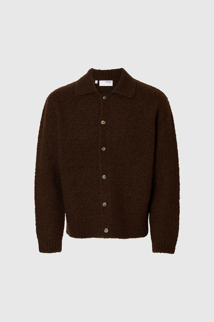 Selected Demitasse Loyd Knit Buckle Polo Cardigan 